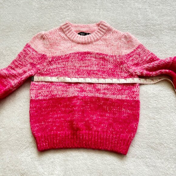Banana Republic XS Petite Ombre Pink Wool Blend alpaca colorblock Sweater nwot - Picture 5 of 11